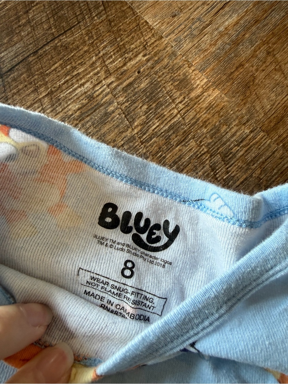 Bluey Girls Bluey & Bingo 2-Piece Pajama Set Size 8 - Picture 4 of 5
